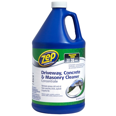 Driveway, Concrete & Masonry Cleaner Concentrate, 1gal -  ZEP, ZUCON128